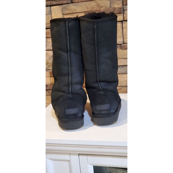 UGG Women's Classic Tall II Boot BLACK SIZE 7 - Picture 3 of 7